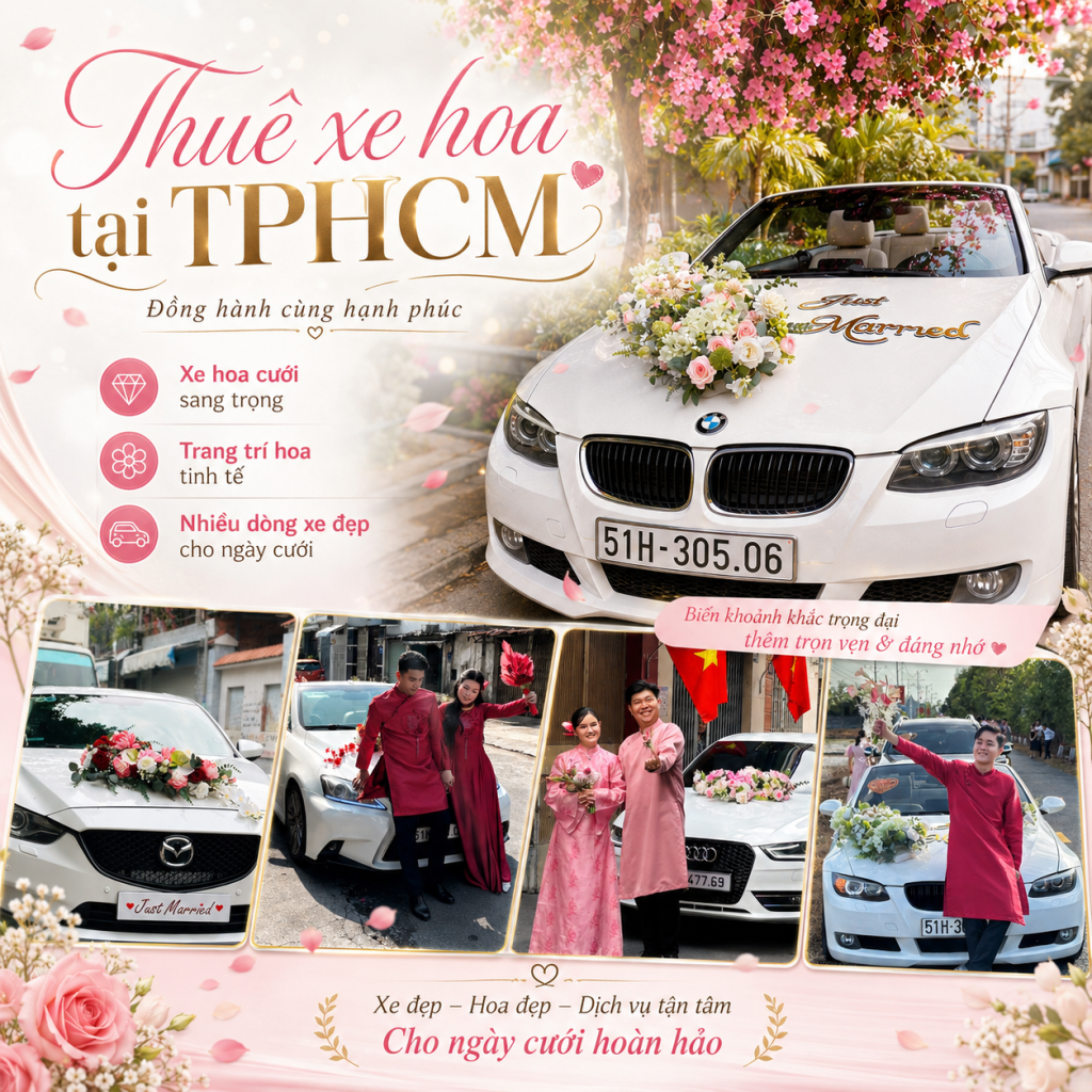 Thuê xe hoa tại HCM