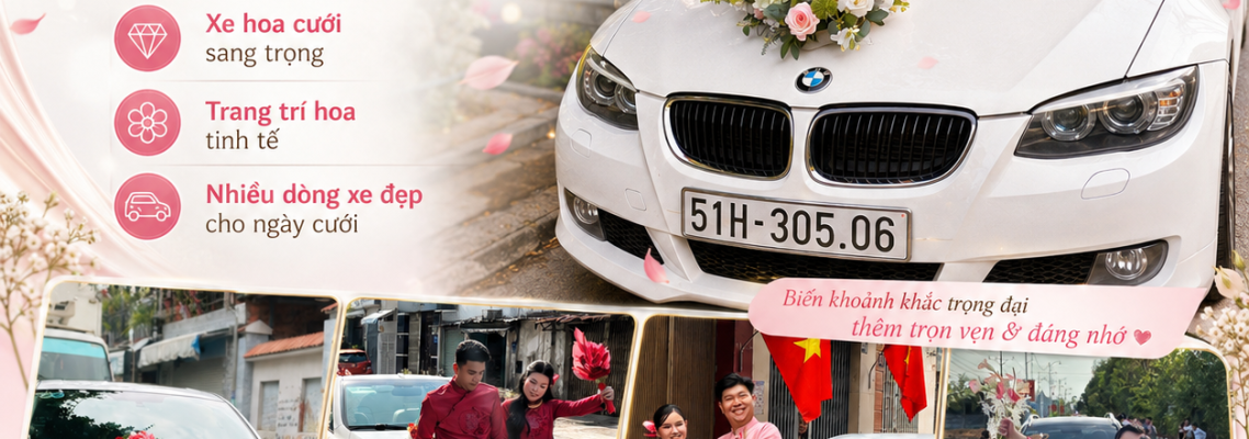 Thuê xe hoa tại HCM