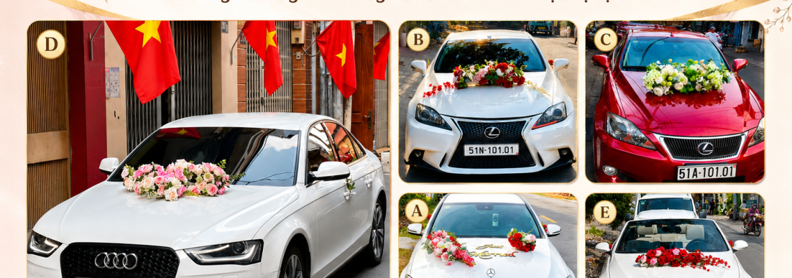 Thuê xe hoa xe cưới Quận 7 Hồ Chí Minh